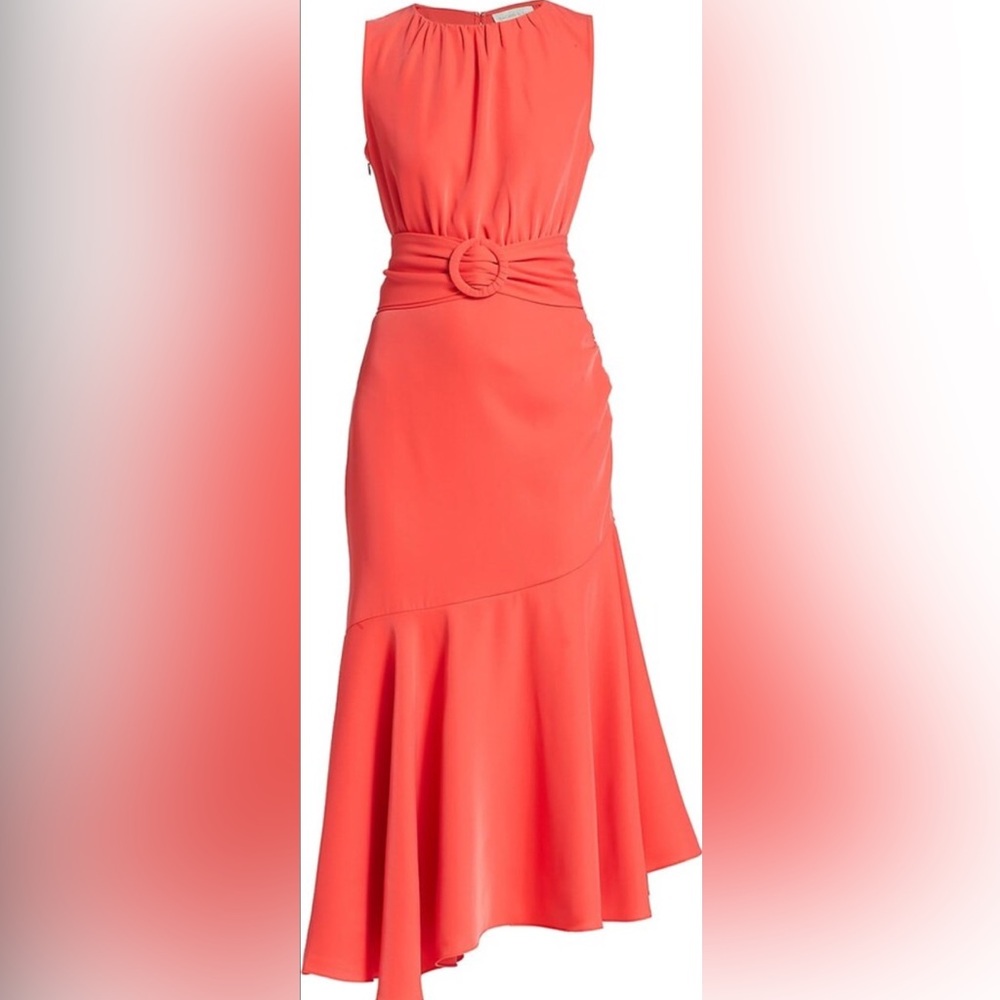 Sachin & Babi Naomi Belted Halter Dress Size 8 - Picture 2 of 16